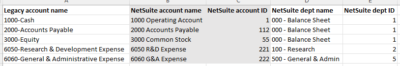 Example segment map file