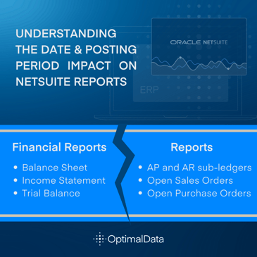 NetSuite date and posting period