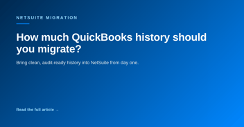 QuickBooks to NetSuite migration in 2026